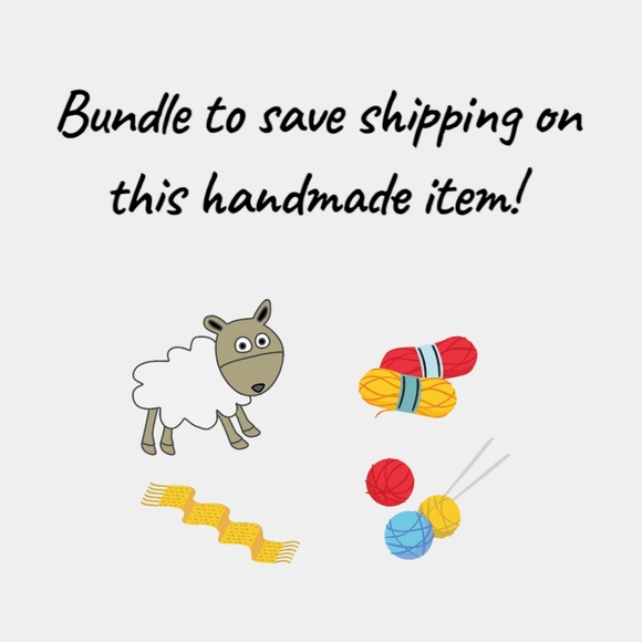 Air Plant Hanger Basket, Orange, Crocheted, Boho Style, Pre-owned - Picture 7 of 7